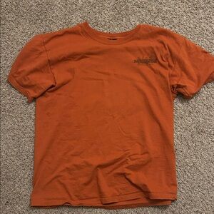 Orange vintage bright angel trial tee